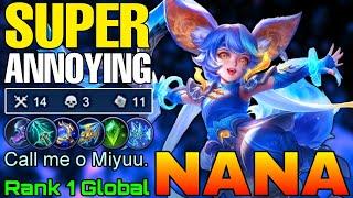 Annoying Hero Nana The Aqua Pura - Top 1 Global Nana by Call me o Miyuu. - Mobile Legends