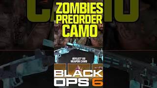 NEW Black Ops 6 Zombies Preorder Bonus Camo Leaked! 