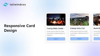 Responsive Simple Card Design - Tailwind CSS