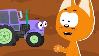 Meow Meow Kitty 10 Tractors Song for children | Learn counting from 1 to 10