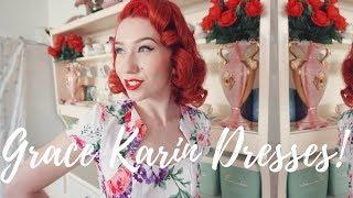 Grace Karin Dress with pinup Miss Lady Lace