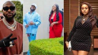 Davido And His Babymama Chioma Caught Caressing and having fun in a club along Cubana Chiefpriest