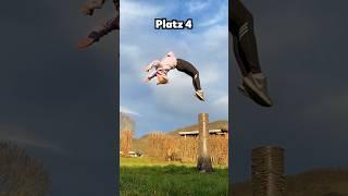 Meine 5 HÖCHSTEN BACKFLIPS JEMALS  #turnen #saltos #backflip #bewerten