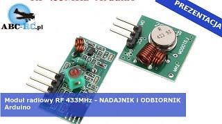 Moduł - Nadajnik i odbiornik RF 433 MHz do Arduino - ABC-RC.PL