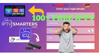 HOW TO GET FREE lPTV SMARTERS PRO LOGIN (2024)