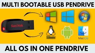 How to make a MultiBoot USB for all OS  Bootable USB Flash Drive