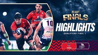 HIGHLIGHTS | CRUSADERS v REDS | Super Rugby Pacific 2025 | QUALIFYING FINAL