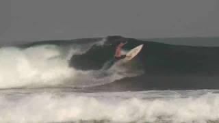 Surfing West Java at a secret spot called (ONE COLOUR)