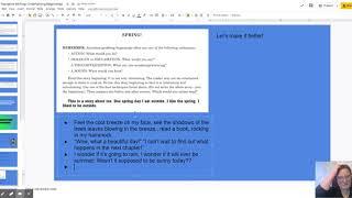 EW Narrative Writing- Entertaining Beginnings 2