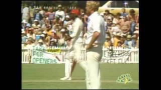 Clive Lloyd hits a seagull