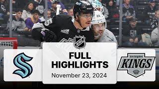 NHL Highlights | Kraken vs. Kings - November 23, 2024