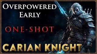 OP Early Mage Carian Knight One Shot God | Elden Ring Early Game Astrologer Mage Build Guide