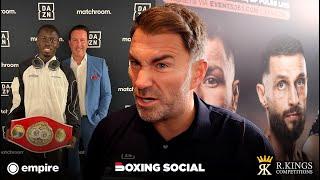 EDDIE HEARN SLAMS KEITH CONNOLLY OVER HITCHINS OUTBURST, TALKS EUBANK SAUNA DRAMA, CARL FROCH