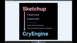 Export Sketchup to CryEngine