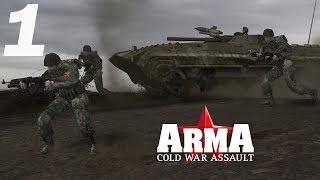 Arma: Cold War Assault. Проходим миссии по сети. #1