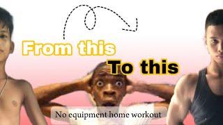 Start Building Muscles at HOME (no equipment home workout)