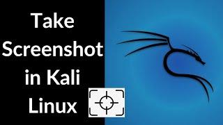 How can i take screenshots in kali linux