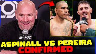 BREAKING! Pereira vs. Aspinall LEAKED By UFC for Aspinall's First Title Defense, Jon Jones REACTS!