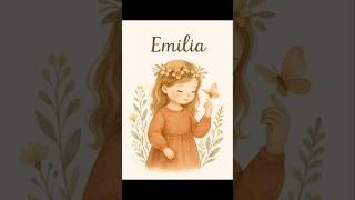  Soft, sweet, and personal — this custom name wall art brings magic to your baby girl’s room! 