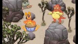 my singing monsters дуэт конгушки и ударнщика на острове воздуха!