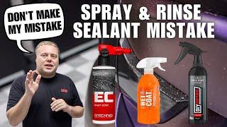 Spray & Rinse Sealants | What you need to know | Quick Beads | Easy Coat