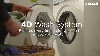 4D Wash System | Bosch Washer