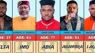 Famous Nollywood Actors Real Ages and Their State of Origin | From Youngest - Oldest