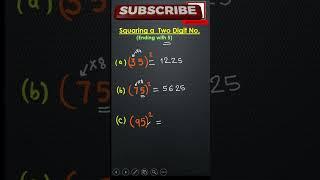 Viral Tricks: Squaring 2-Digit in 2secs. #squaretrick #viral #maths #education #shorts #trending