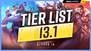 NEW TIER LIST for PATCH 13.1: SEASON 13 IS HERE! - League of Legends