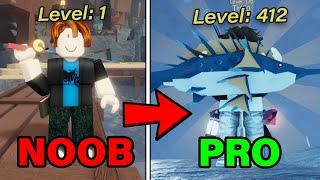 we went from NOOB to PRO in Roblox FISCH! (Episode 1)