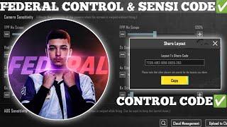 (2023) FEDERAL PUBG SENSITIVITY CODE/ FEDERAL PUBG CONTROL CODE/ #federal CONTROL ZONE