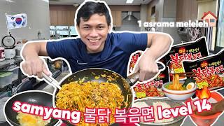 Samyang 불닭 korea level 14 teman 1 asrama cobain semua #19