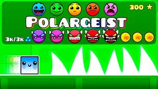 Polargeist Каждой Сложности в Geometry Dash 2.2