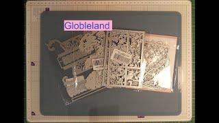 #Globleland tolle Stanzschablonen Sets, Kinderwagen, Hintergründe, Bäume