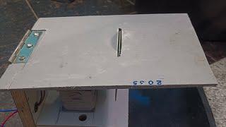 mini table cutting saw making at home