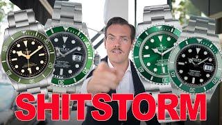 Rolex Submariner 2021 Hulk | Starbuck | Kermit | im vergleich mit der Tudor Harrods 2021 | #166