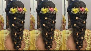 Bridal hairstyle// long hairstyle//#subscribe #like #share #comment