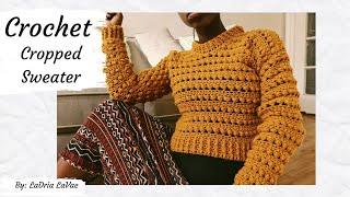 Crochet Crop Top Sweater