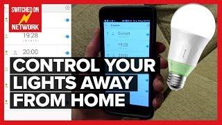 Smart Home Automation: Control the Lights Back Home Whilst You're Away on Holiday!