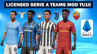 Licensed Serie A Teams Mod For FIFA22 PC | Title Update 14