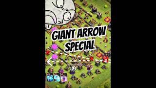 How to use Giant Arrow in coc #coc #clashofclans