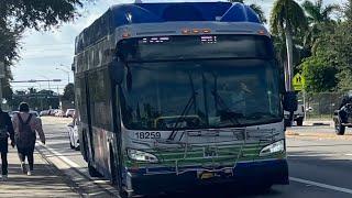 [Little Break Down] Bus Ride On Board Miami-Dade Transit Bus #18259. 2018 NewFlyer XN40’ CNG.