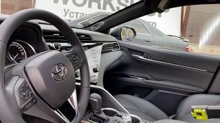 Camry V70 - алькантара на потолок