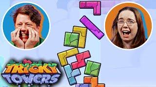 Let's Play TRICKY TOWERS! | Video Game Club