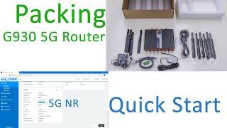 5G  |  WLINK G930 5G Industrial Router  |  Packing  |  Quick Start