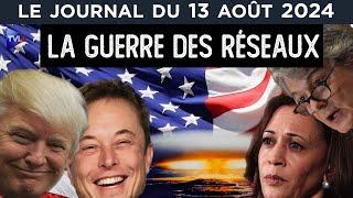 TRUMP/HARRIS : LA BATAILLE DE L'AMÉRIQUE - JOURNAL DU MARDI 13 AOÛT 2024