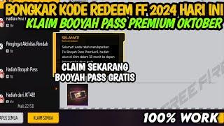 KODE REDEEM FF!! KODE REDEEM FREE FIRE TERBARU 2 Oktober 2024 HARI INI‼️