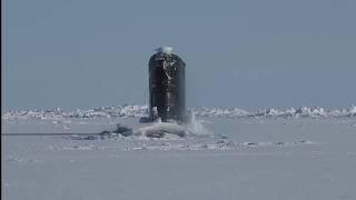HMS Trenchant surfaces at the North Pole