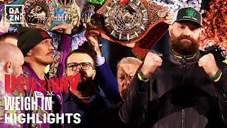 RIYADH SEASON: OLEKSANDR USYK VS. TYSON FURY 2 | REIGNITED | WEIGH IN HIGHLIGHTS