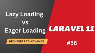 #58 Lazy Loading vs Eager Loading in Laravel | Hadayat Niazi